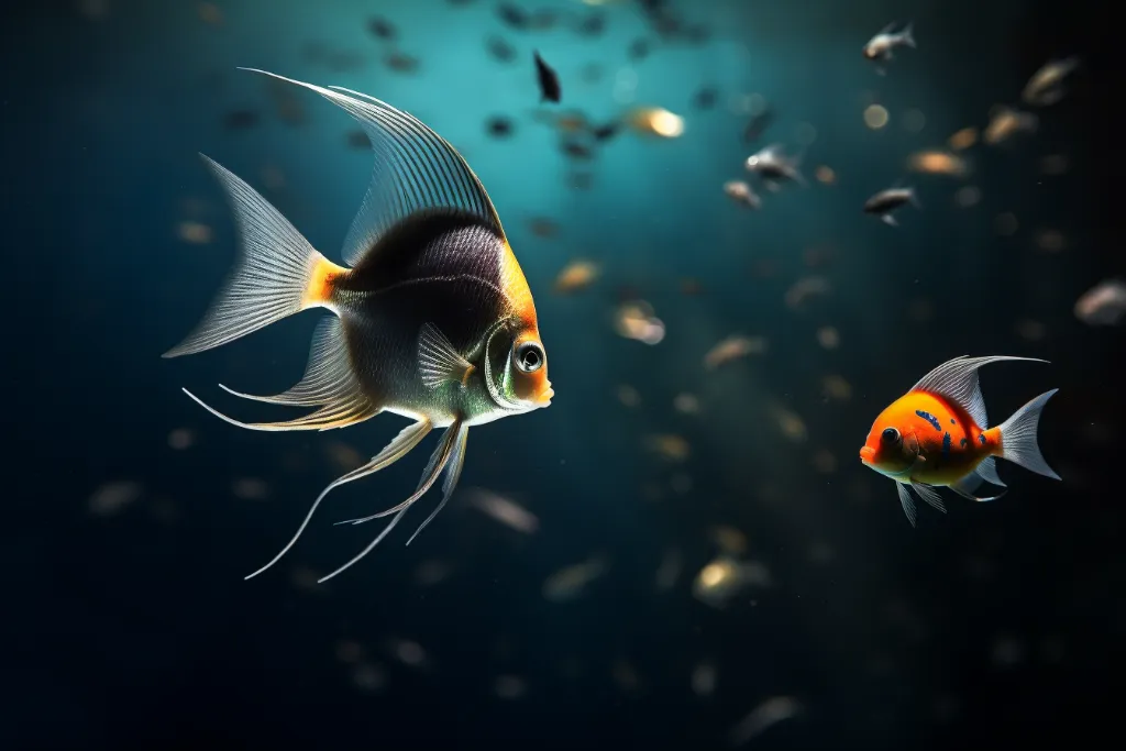 Fish that are significantly smaller than angelfish may be seen as prey or targets for aggression.
