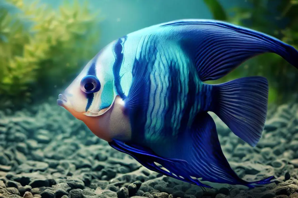 The Scientific Name of Angelfish - blue marble angelfish
