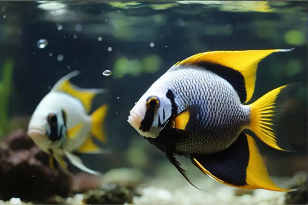 Salt can be used as a natural remedy to treat Ich in Angelfish