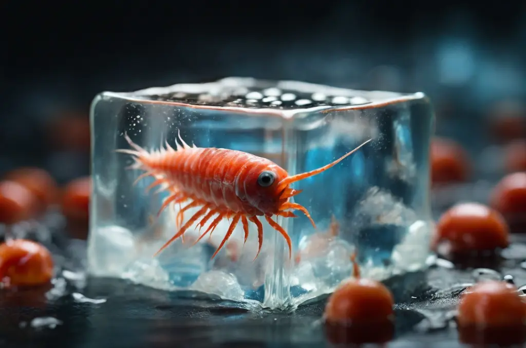 frozen krill shrimp