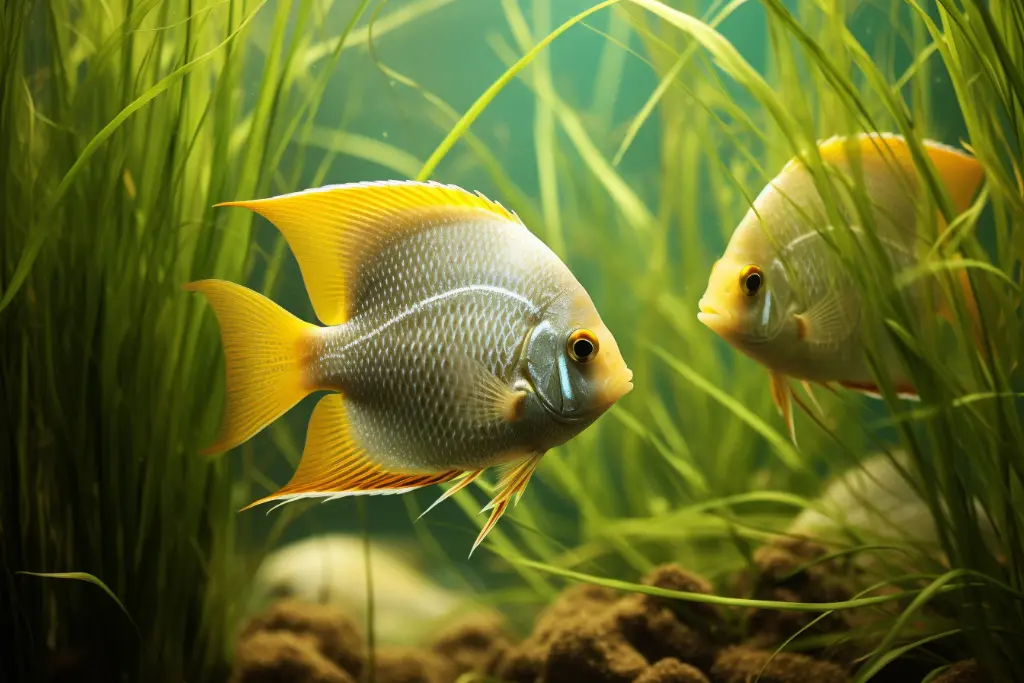 timid and peaceful angelfish personality